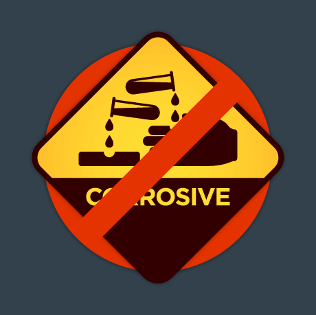 Icon to promote: Not being corrosive